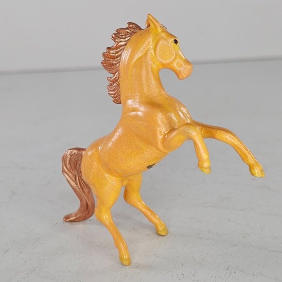 Breyer Custom Rearing Arabian Stablemate Horse Shimmering Orange Signed CM - Picture 4 of 11